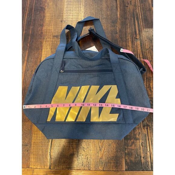 Nike Gym Club Training Duffel Bag Blue Gold DO8318-454 New - Picture 4 of 6